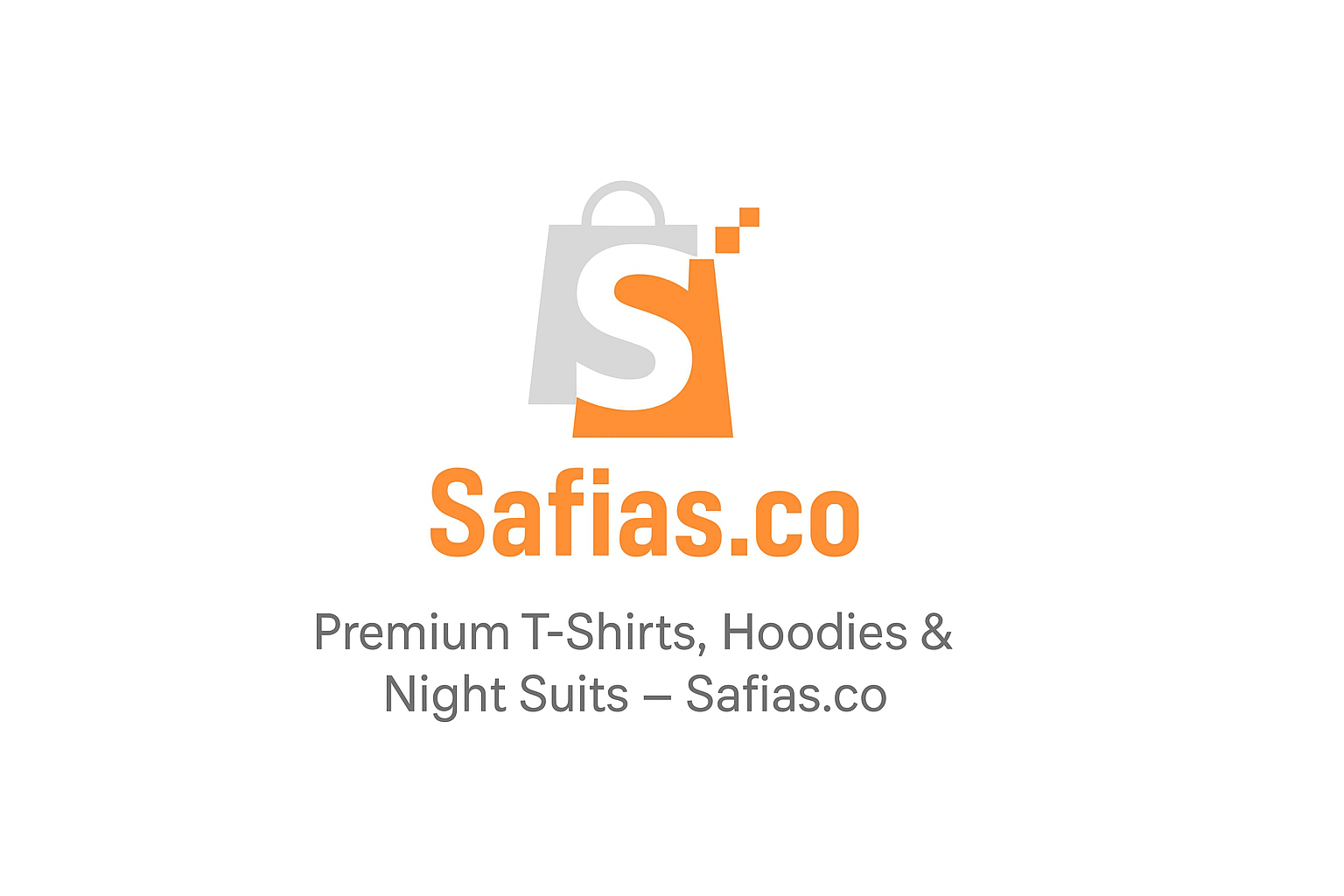 Safias.co Logo – Premium T-Shirts, Hoodies & Night Suits Online Store in Pakistan